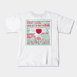 National Lampoon's Christmas Vacation Nobody's Leaving Jolliest Bunch Kids T-Shirt